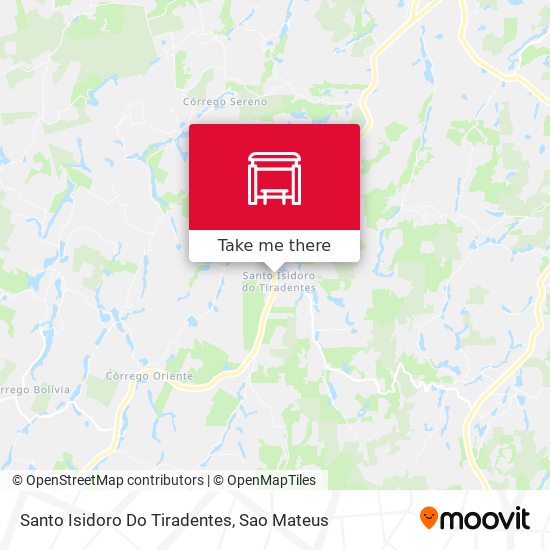 Santo Isidoro Do Tiradentes map