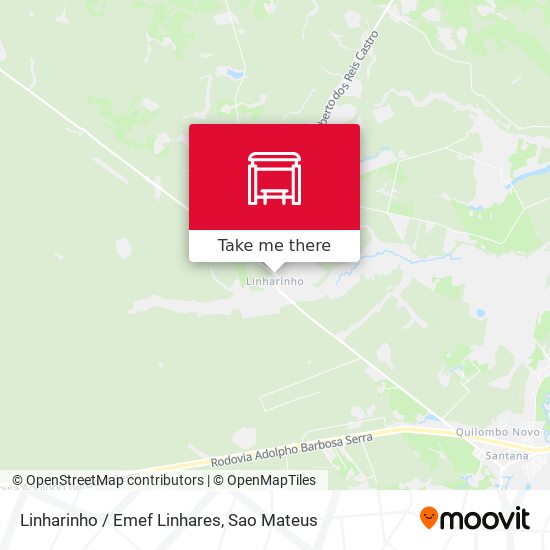Linharinho / Emef Linhares map