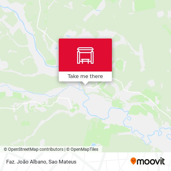 Faz. João Albano map