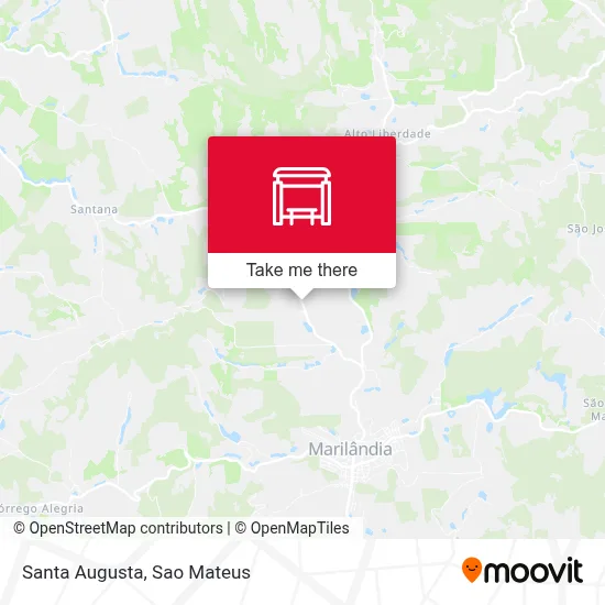 Santa Augusta map