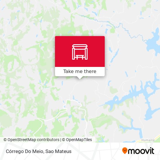 Córrego Do Meio map