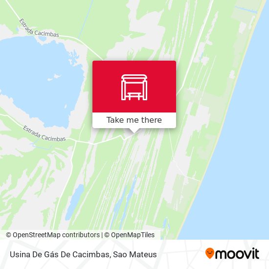 Usina De Gás De Cacimbas map