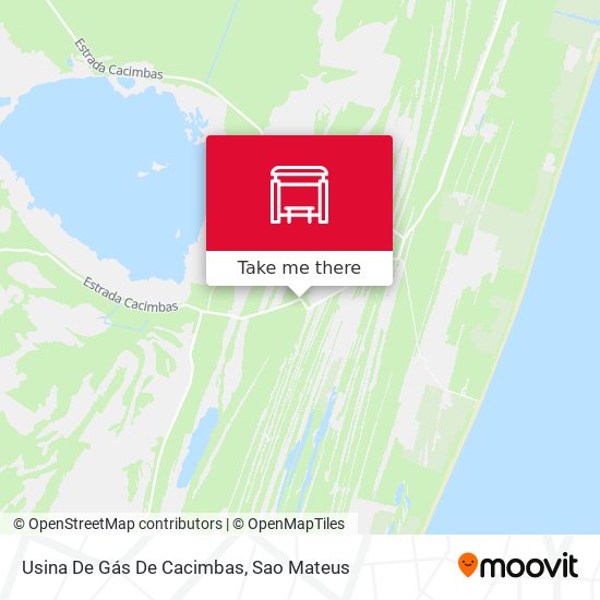 Usina De Gás De Cacimbas map