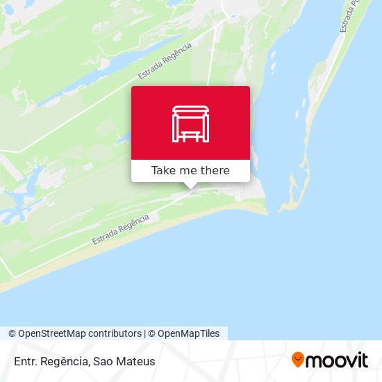 Entr. Regência map