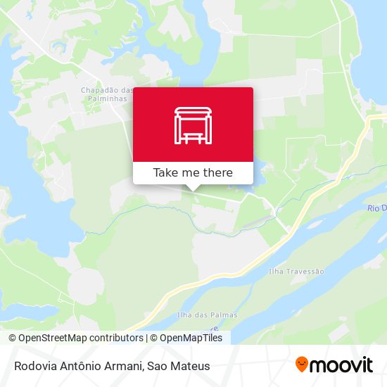 Rodovia Antônio Armani map