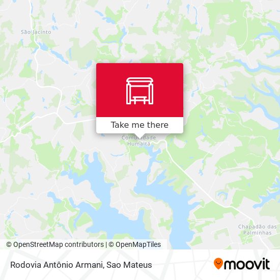 Rodovia Antônio Armani map