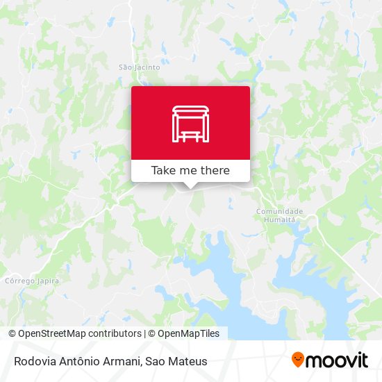 Rodovia Antônio Armani map