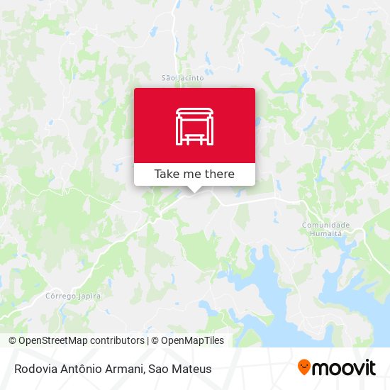 Rodovia Antônio Armani map