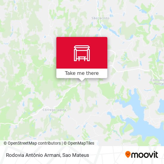 Rodovia Antônio Armani map