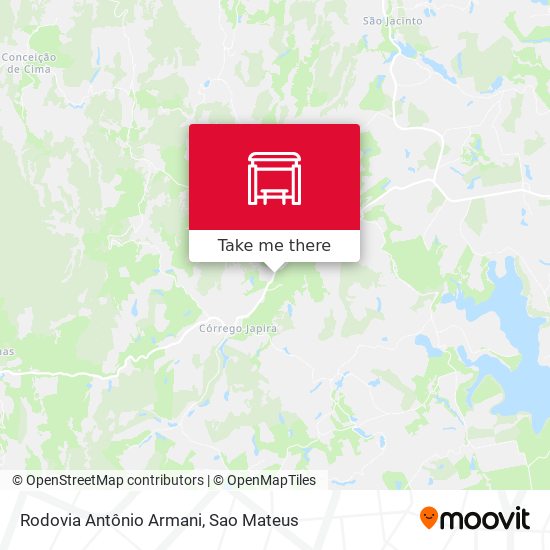 Rodovia Antônio Armani map