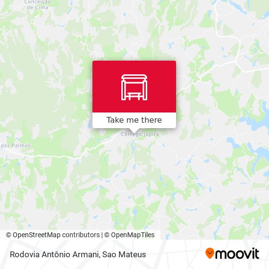 Rodovia Antônio Armani map