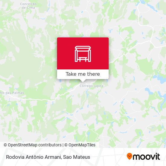 Rodovia Antônio Armani map