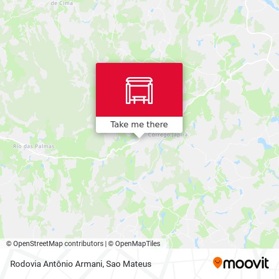 Rodovia Antônio Armani map