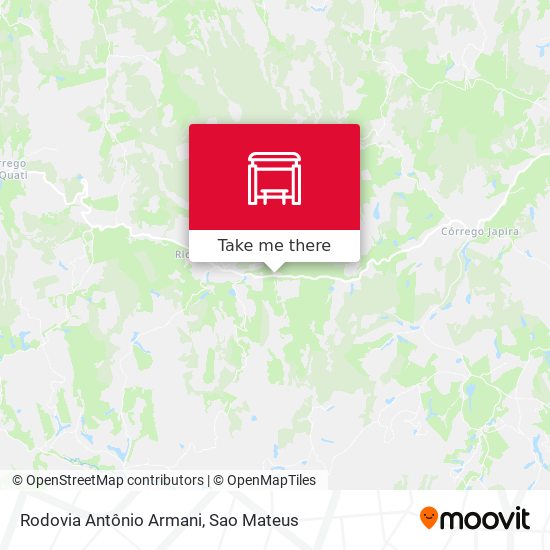 Rodovia Antônio Armani map