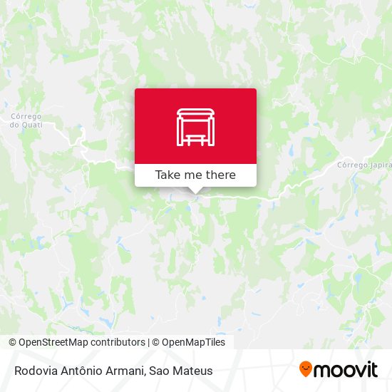 Rodovia Antônio Armani map