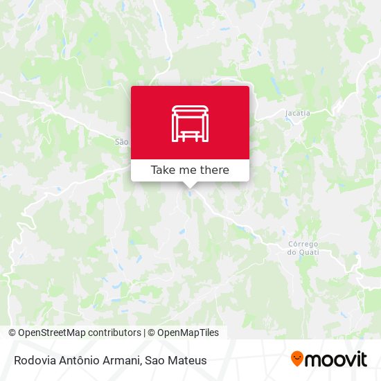 Rodovia Antônio Armani map