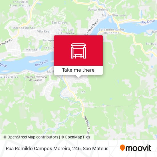 Rua Romildo Campos Moreira, 246 map