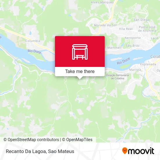 Recanto Da Lagoa map