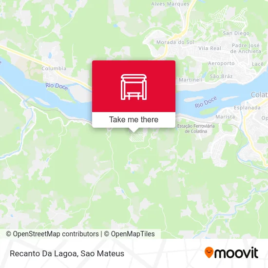 Recanto Da Lagoa map