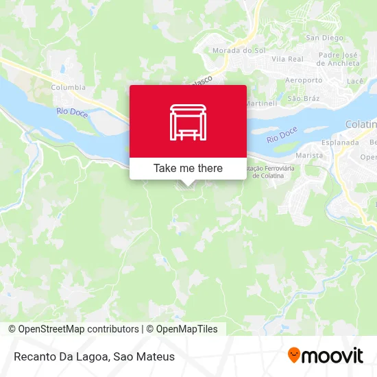 Recanto Da Lagoa map