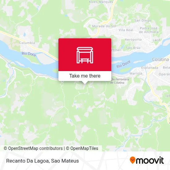 Recanto Da Lagoa map