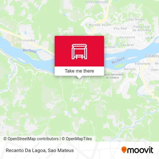 Recanto Da Lagoa map