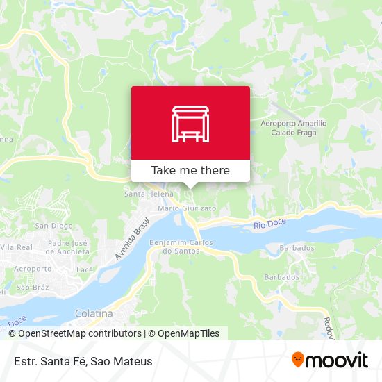 Estr. Santa Fé map