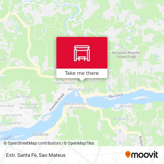 Estr. Santa Fé map