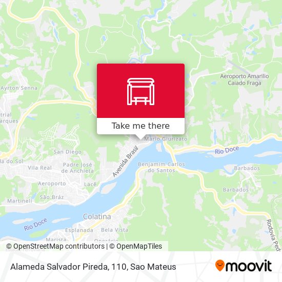 Alameda Salvador Pireda, 110 map