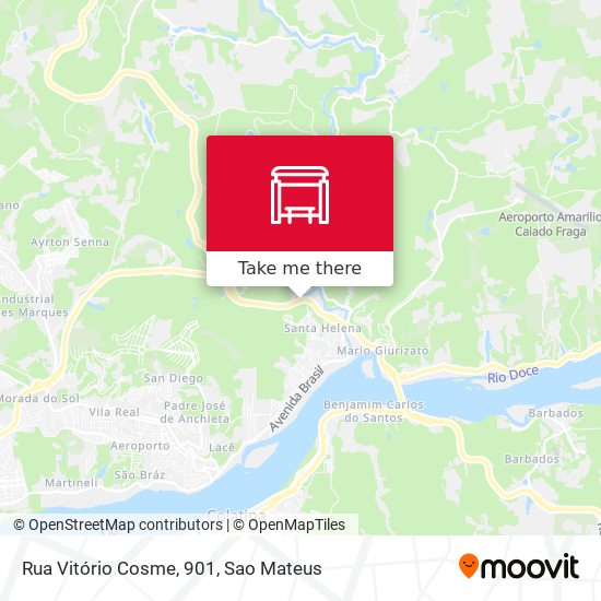Rua Vitório Cosme, 901 map