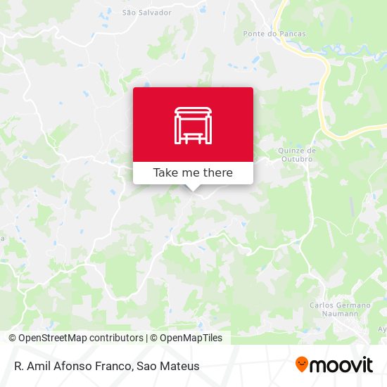 R. Amil Afonso Franco map
