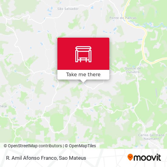 R. Amil Afonso Franco map