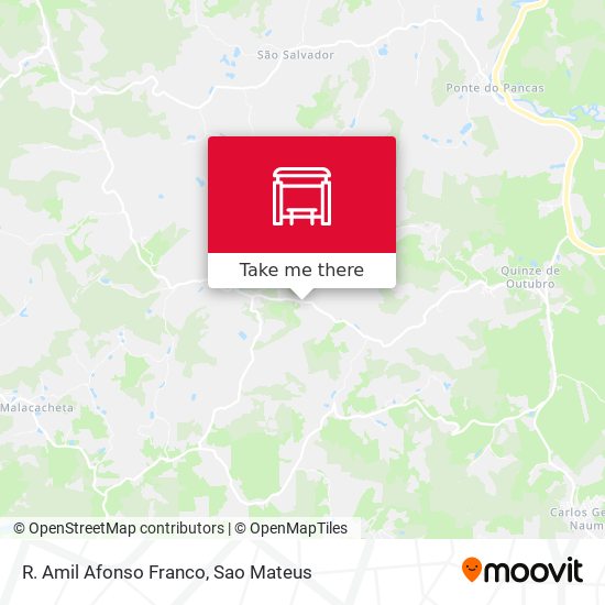 R. Amil Afonso Franco map