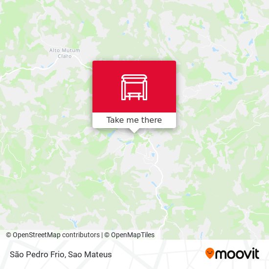 São Pedro Frio map