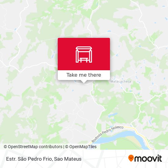 Estr. São Pedro Frio map