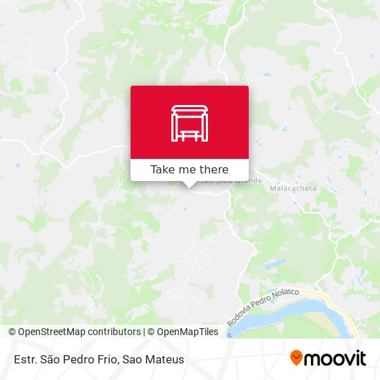 Estr. São Pedro Frio map