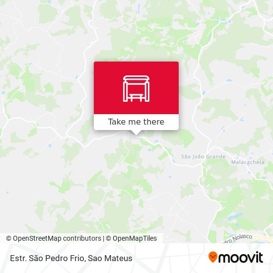 Estr. São Pedro Frio map