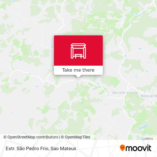 Estr. São Pedro Frio map
