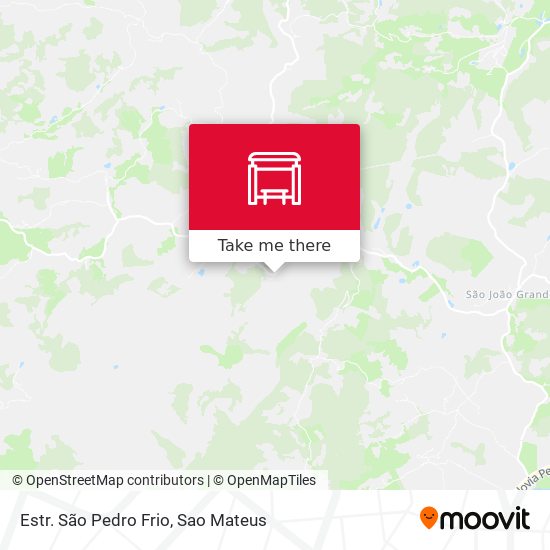 Estr. São Pedro Frio map