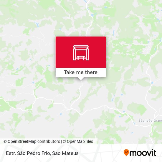Estr. São Pedro Frio map