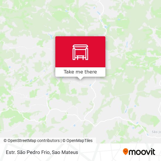 Estr. São Pedro Frio map