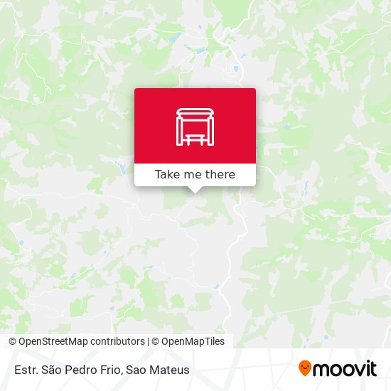 Estr. São Pedro Frio map