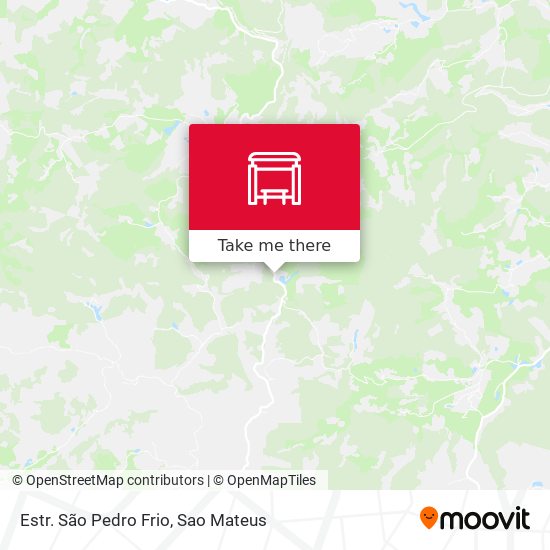Estr. São Pedro Frio map