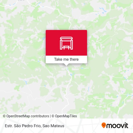 Estr. São Pedro Frio map