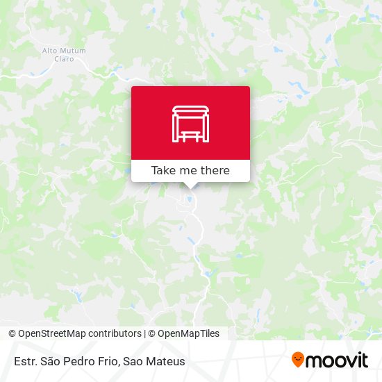Estr. São Pedro Frio map