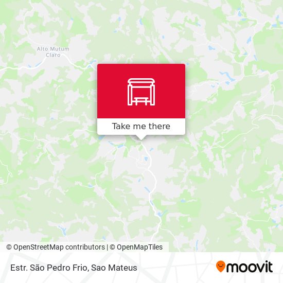 Estr. São Pedro Frio map