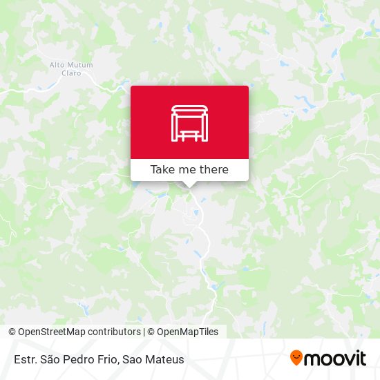 Estr. São Pedro Frio map