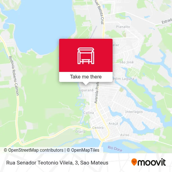 Rua Senador Teotonio Vilela, 3 map