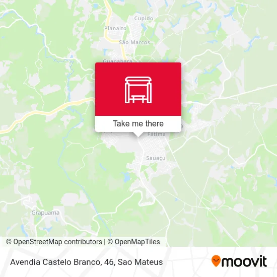 Avendia Castelo Branco, 46 map