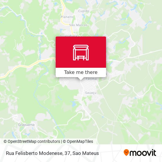 Rua Felisberto Modenese, 37 map